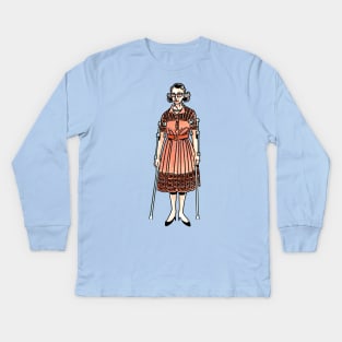 Flannery O'Connor Kids Long Sleeve T-Shirt